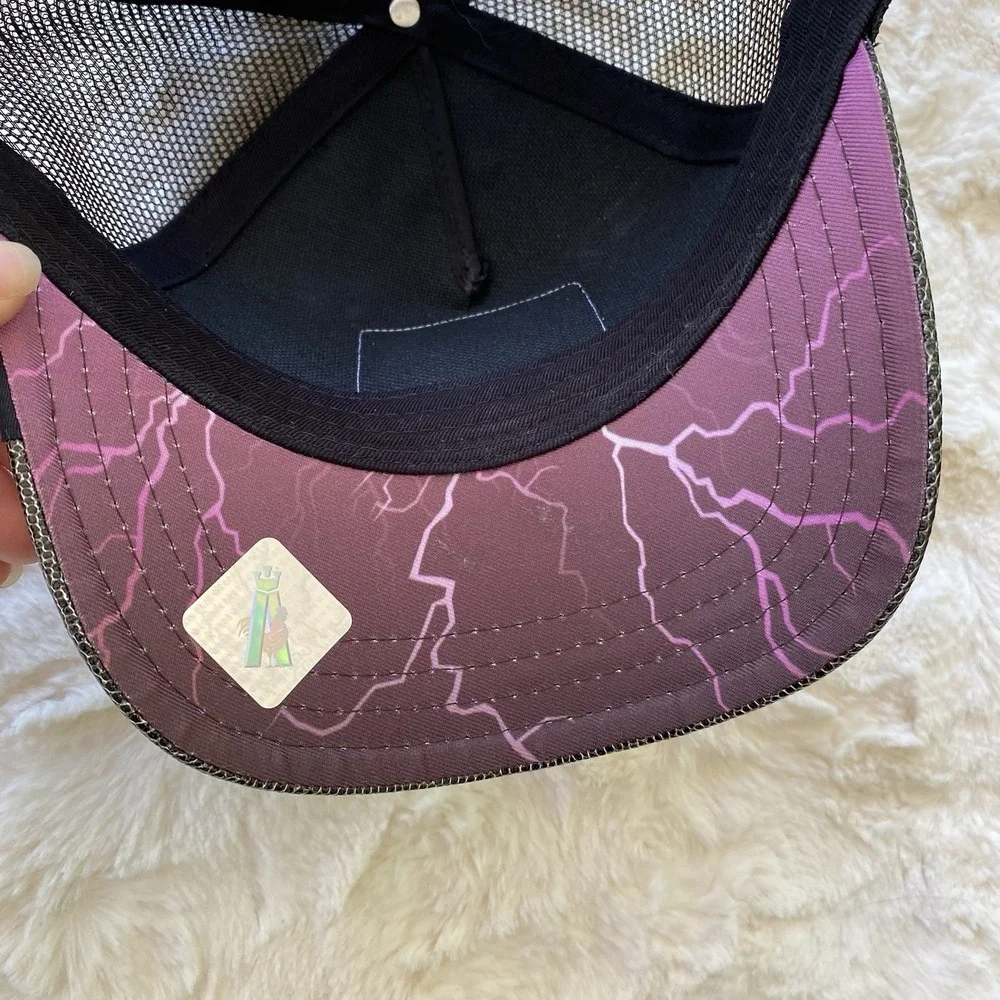 Goorin Bros The Farm Beast Dragon Trucker Hat Mesh Snapback Cap Adjustable Black